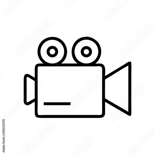 video-camera flat vector
