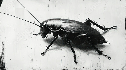 Black Cockroach: A Monochromatic Study