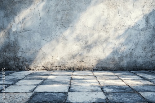 Concrete or stone texture for background in black, grey and white colors. Cement and sand wall of tone vintage grunge outdoor polished concrete texture. Building rough pattern floor decorating, Genera