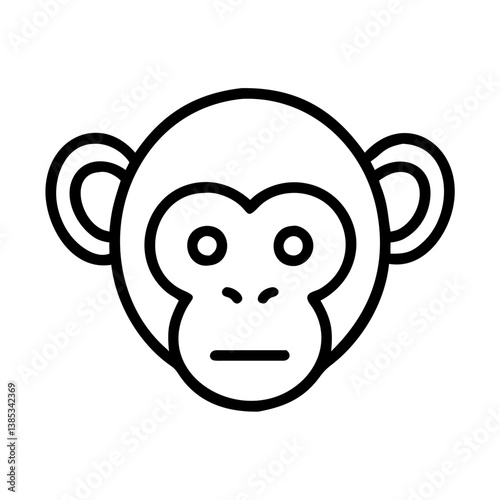 Download this cute monkey face vector icon for free, perfect for your next design project or illustration work