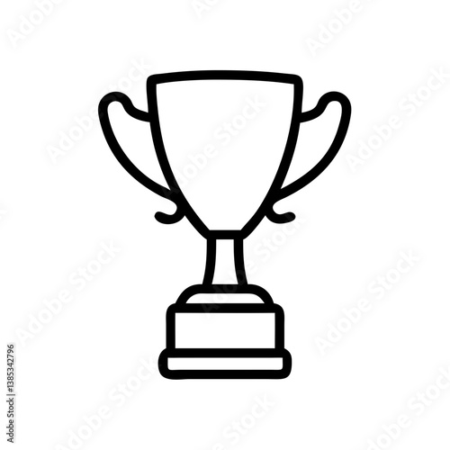 Photography hockey-trophy flat vector