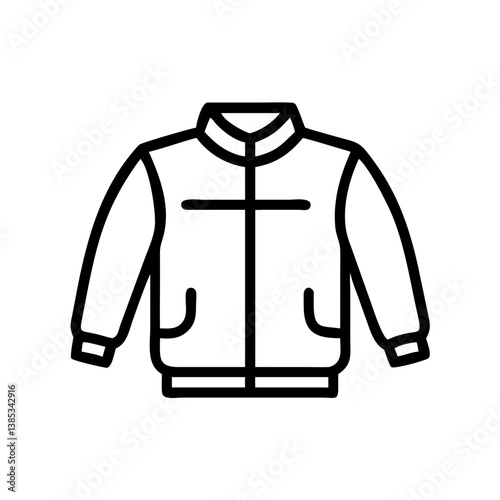 ice-hockey-jacket flat vector