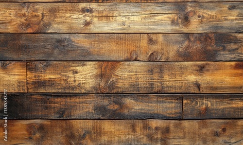 Wood plank brown texture background surface with old natural pattern. Barn wooden wall antique cracking furniture weathered rustic vintage peeling wallpaper. Summer organic decoration with