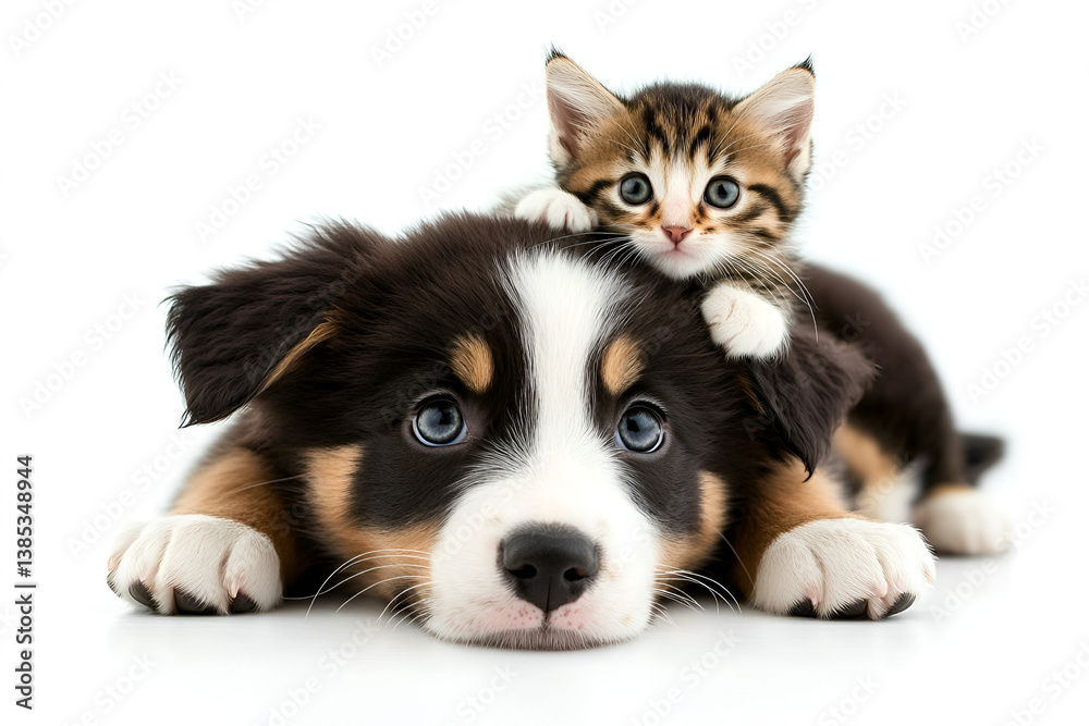 A cute puppy possibly a Border Collie or an Australia A cute puppy possibly a Border Collie or an Australia