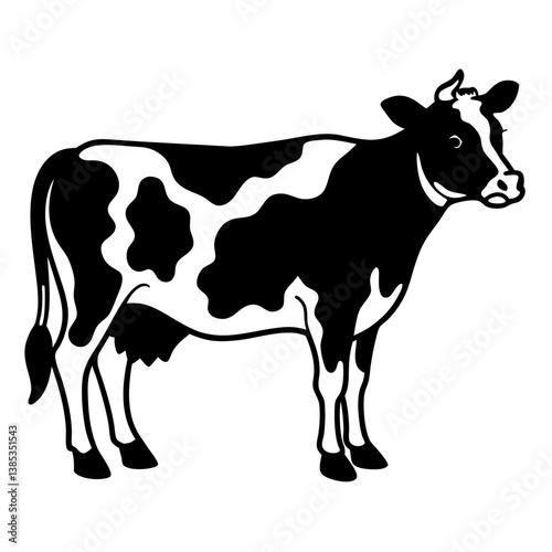 cow cartoon silhouette