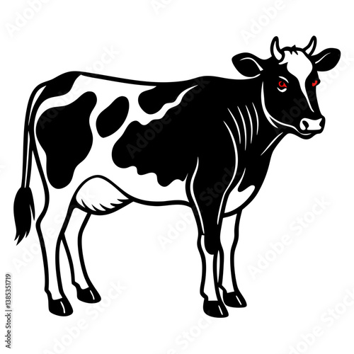 cow cartoon silhouette