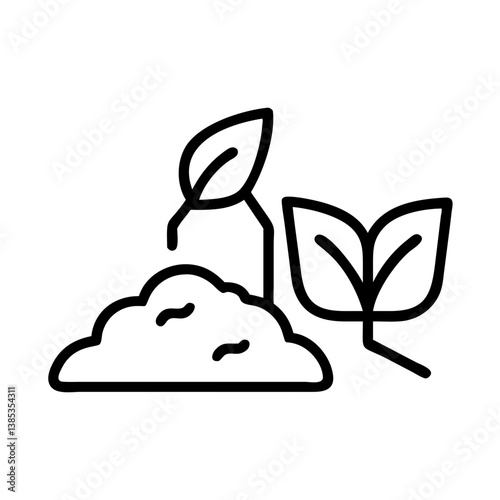 biomass flat vector