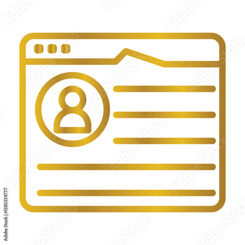 Registration  Color gradient illustration vector icon which can easily modify or edit 
