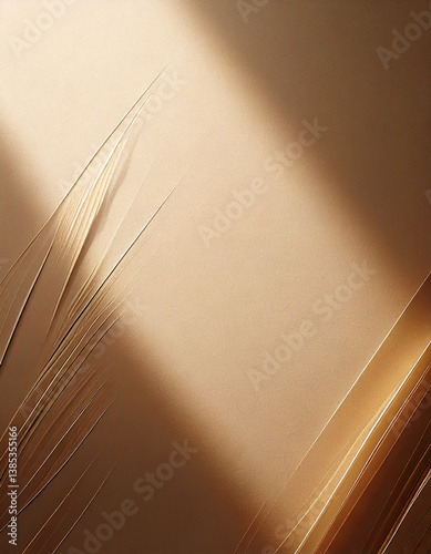 Elegant Editorial Background – Light Beige with Soft Grain and Minimal Corner Shadow 