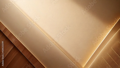 Elegant Editorial Background – Light Beige with Soft Grain and Minimal Corner Shadow 