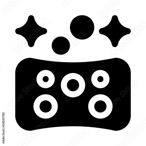 sponge glyph icon