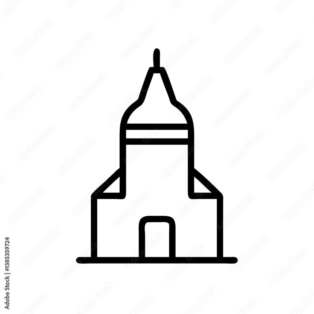 Obraz premium building flat vector