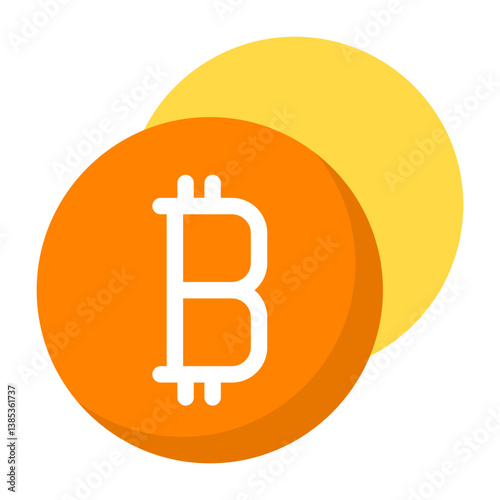Bitcoin Flat Icon