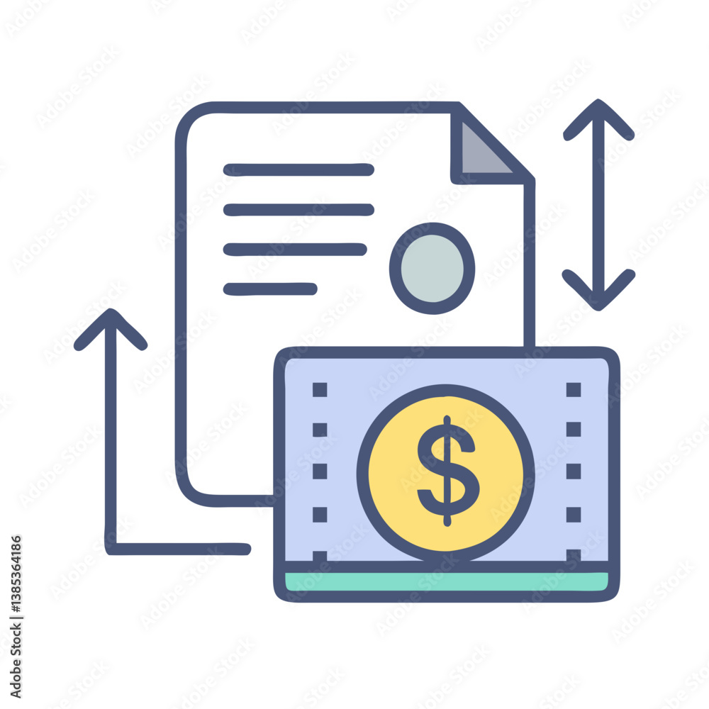 Essential Balance Sheet Icon Design Essential Balance Sheet Icon Design