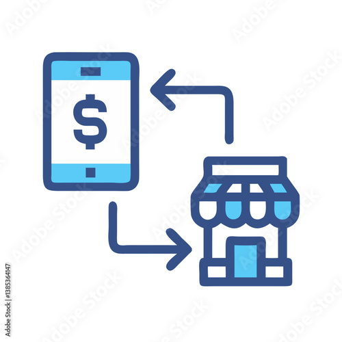 Free Download  Creative B2C Transaction Icon - GFXLoad