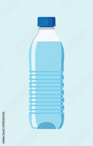 plastic bottle of water