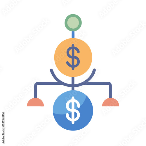  Key Business Dividend Icon