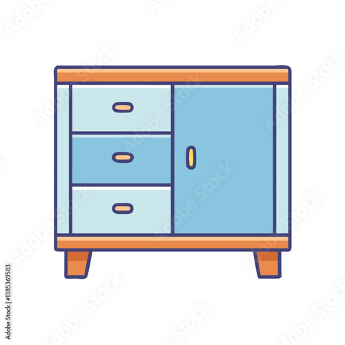 Find modern storage cabinet with drawers and door for home furniture organization and space saving solution