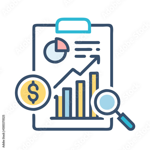  Thorough Business Growth Assessment Icon Design