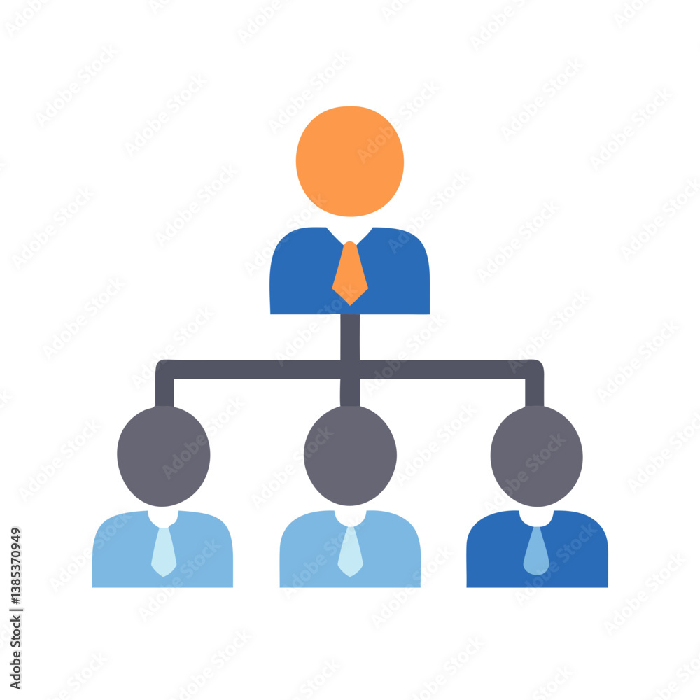 Comprehensive Hierarchy Icon for Business Comprehensive Hierarchy Icon for Business