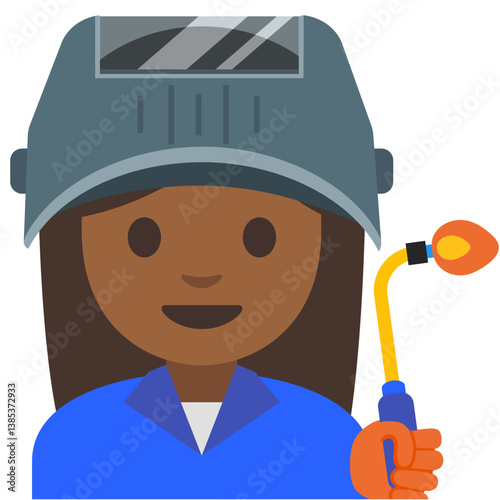 Welder Woman (Dark Skin)
