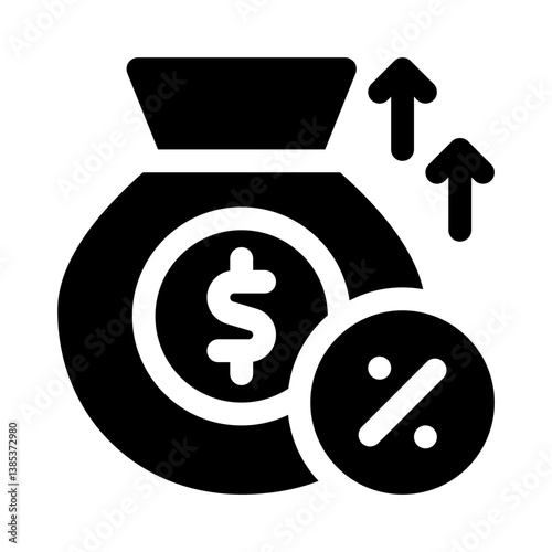 interest glyph icon