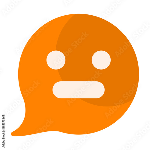 Message Emoji Flat Icon