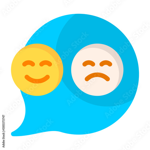Emoji Picker Flat Icon