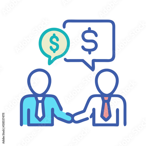  Business Negotiation Icon