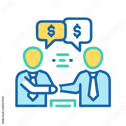  Key Business Negotiation Icon