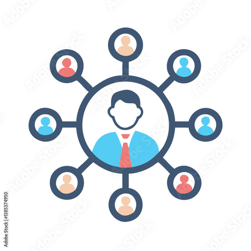  Key Business Networking Icon