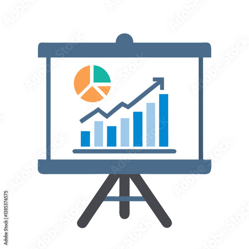  Dynamic Business Presentation Icon