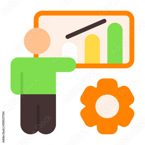 Entrepreneurship Training Flat Icon