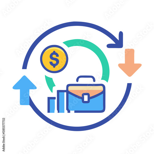  Key Business Recovery Icon