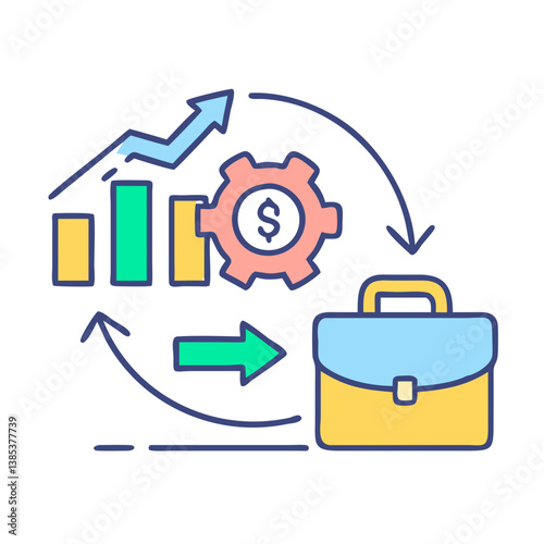 Dynamic Business Recovery Icon