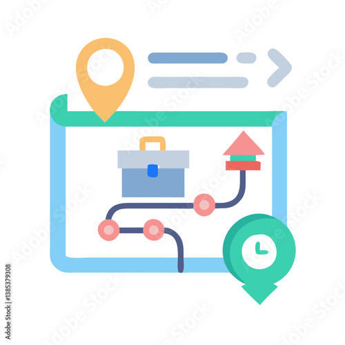  Key Business Roadmap Icon