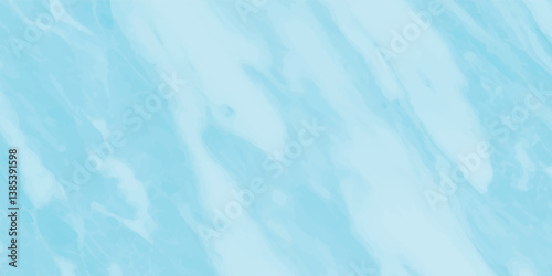 In the Depths of the Unspoken Sky – A Flowing Composition in Soft Blue Watercolors, Crafted to Evoke the Feeling of Floating Beneath an Infinite, Calm Horizon"