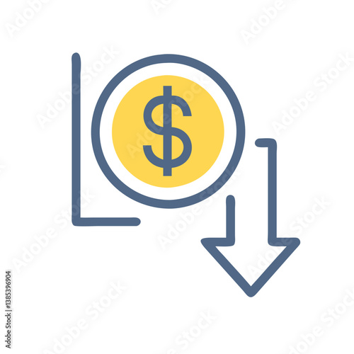  Dynamic Currency Depreciation Icon