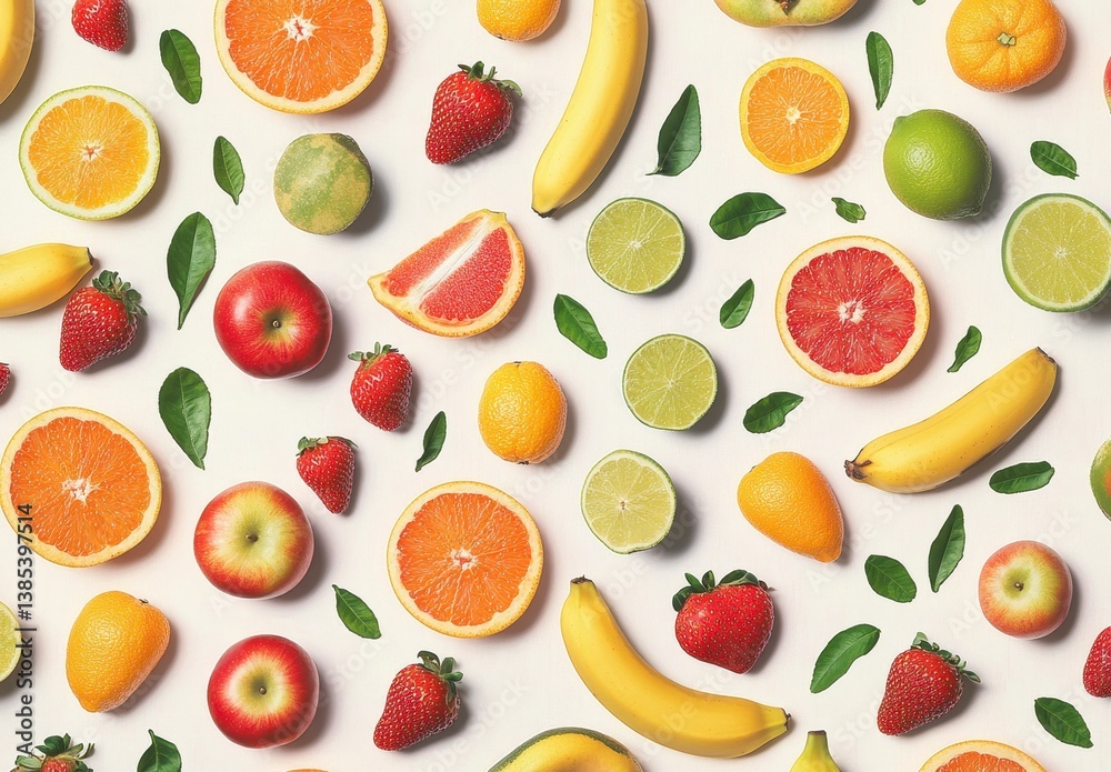 seamless background with fruits seamless background with fruits