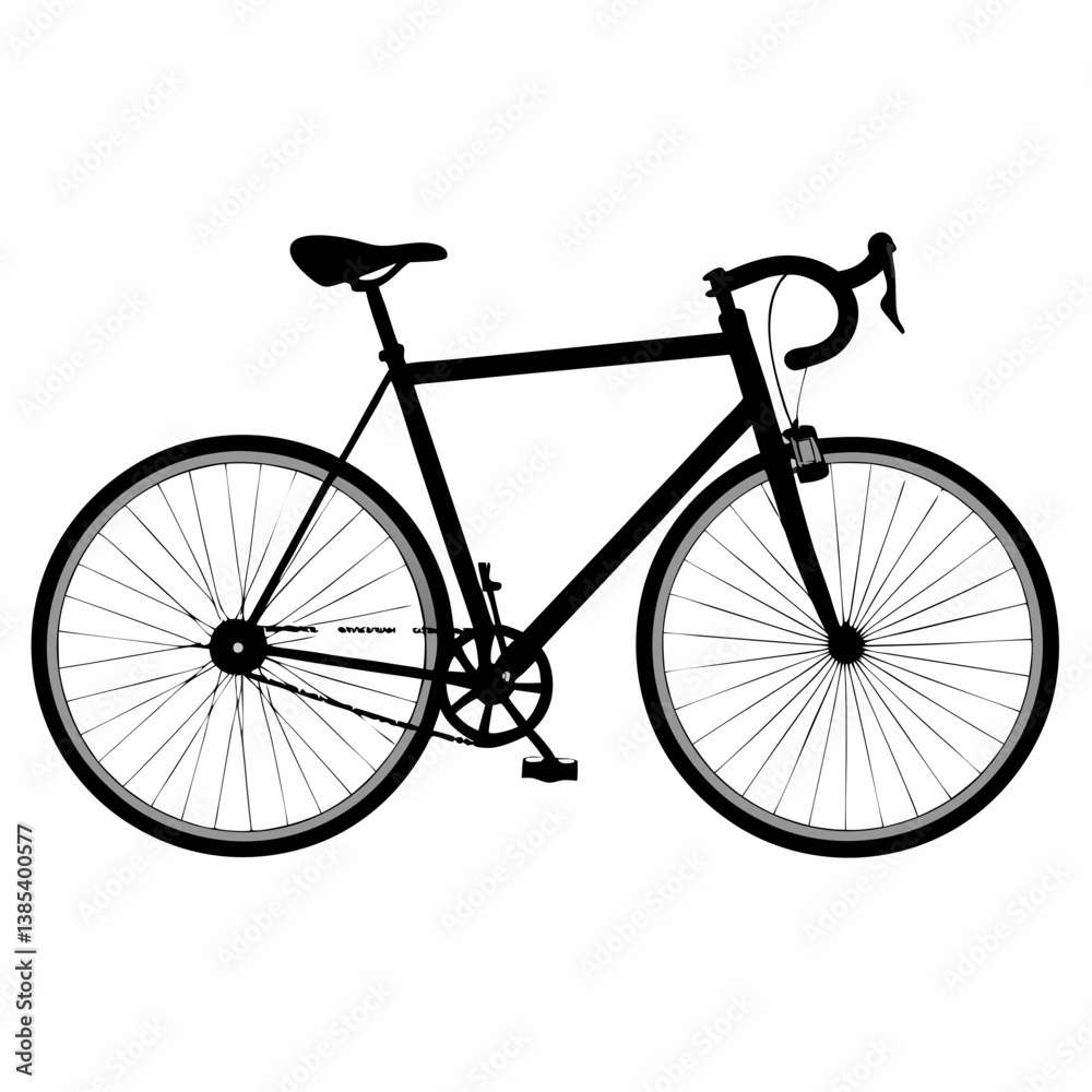 Obraz premium bicycle vector illustration