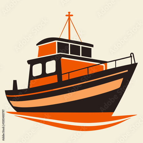 ship in the sea