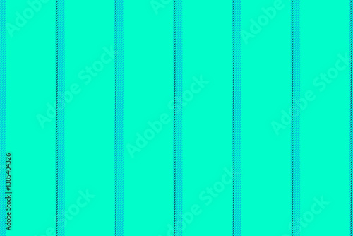 Relief lines vertical fabric, tradition background texture textile. Craft seamless vector stripe pattern in cyan and bright colors.
