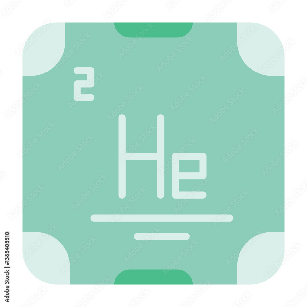 Obraz na plátně Helium Icon