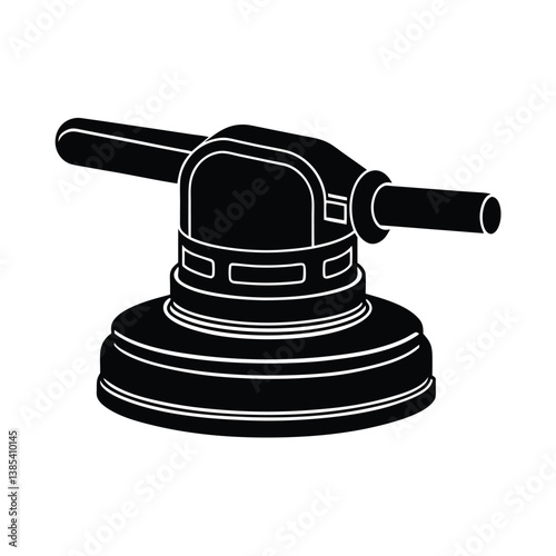 Orbital sander isolated with white background