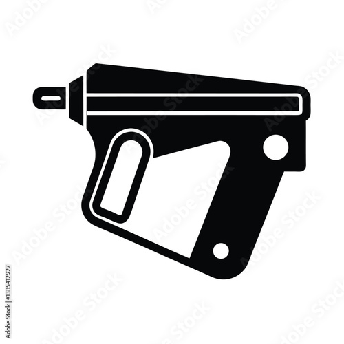 staple gun isoleted with white background