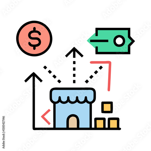  Market Entry Tactics Icon for Business Strategy