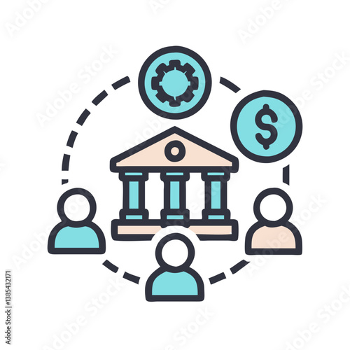  Non-Profit Governance Visual Icon