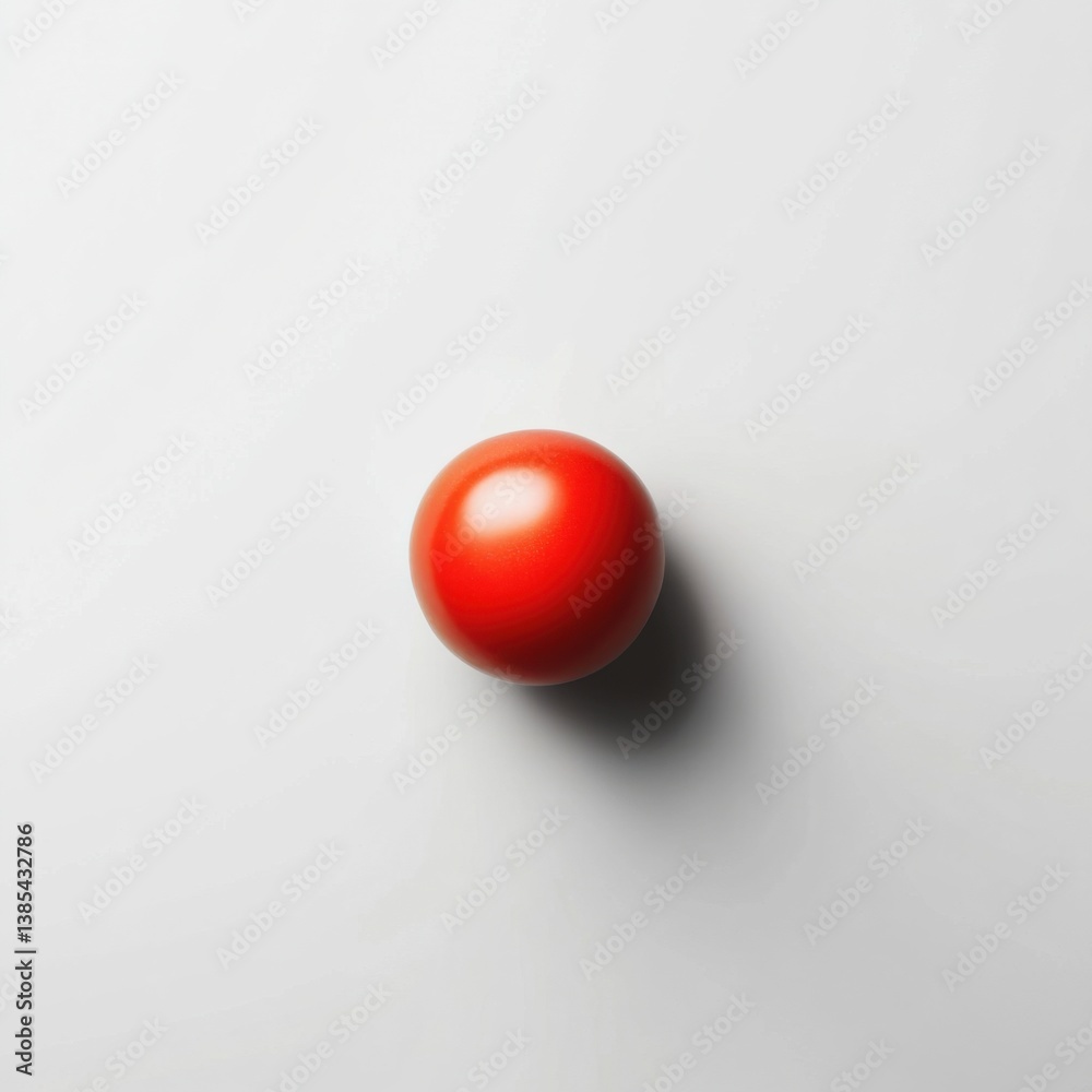 A single tomato in close-up, isolated on a white background. Featuring smooth texture and red color A single tomato in close-up, isolated on a white background. Featuring smooth texture and red color