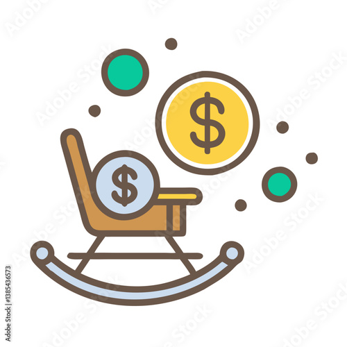 Retirement Fund Icon for Financial Planning