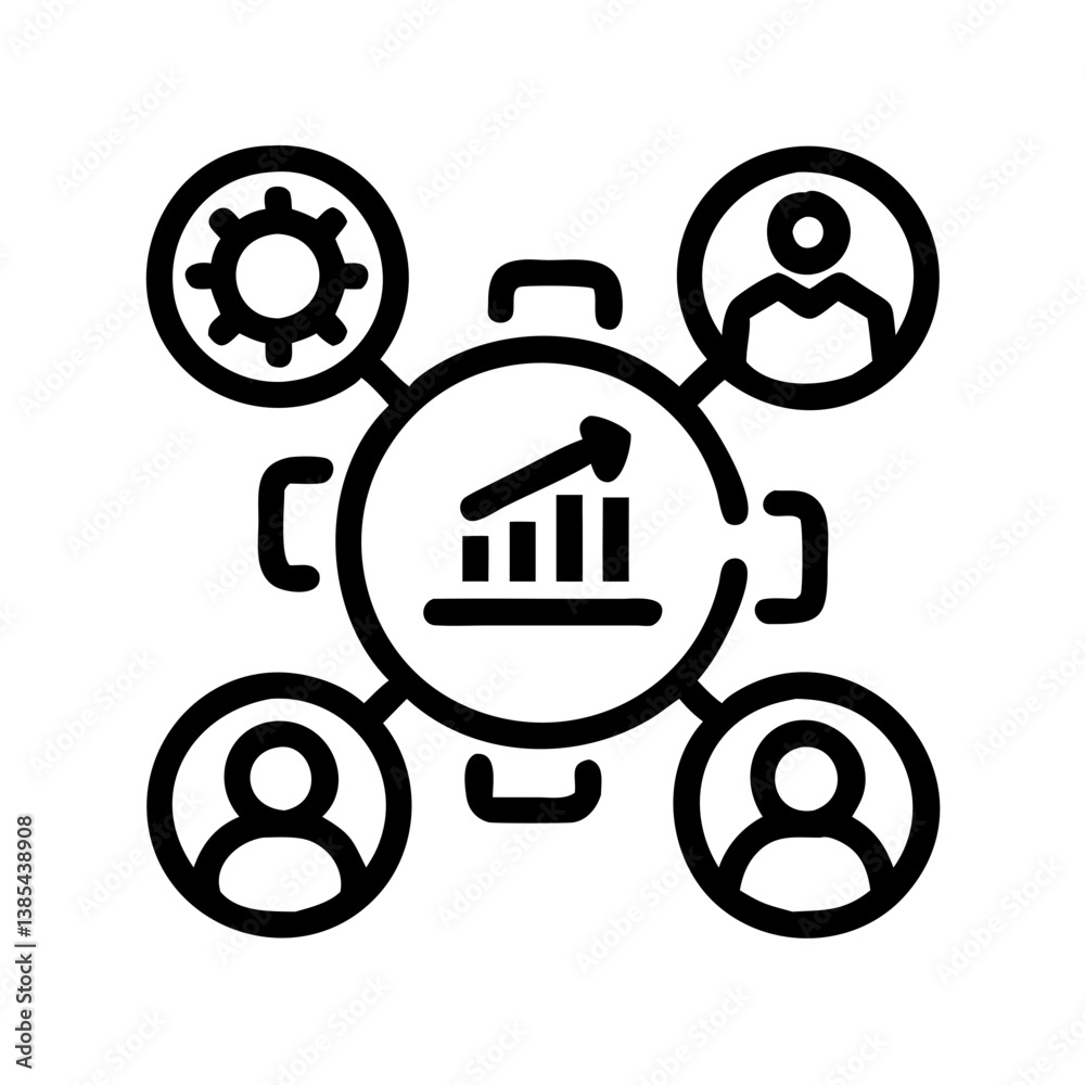 Key Metrics Icons for Stakeholder Engagement Key Metrics Icons for Stakeholder Engagement